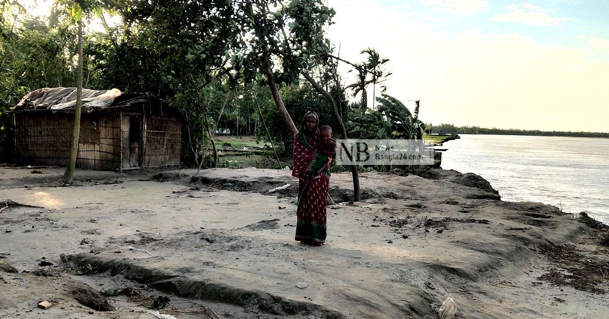 নদীভাঙনে ছোট হচ্ছে কুড়িগ্রাম, বাড়ছে বেকারত্ব