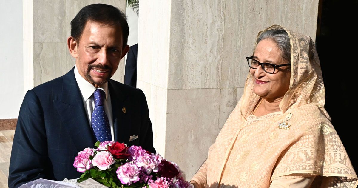 প্রধানমন্ত্রীর-কার্যালয়ে-ব্রুনাই-সুলতান