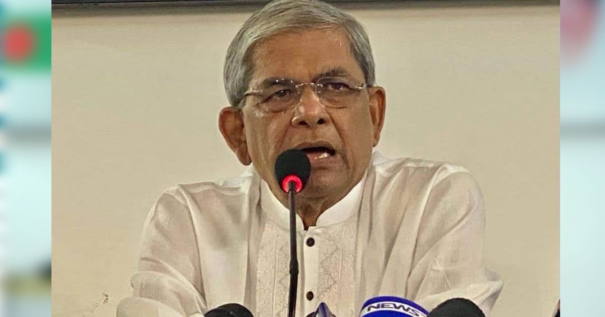 খুলনার সমাবেশে কিছু হলে দায় নিতে হবে সরকারকে : ফখরুল