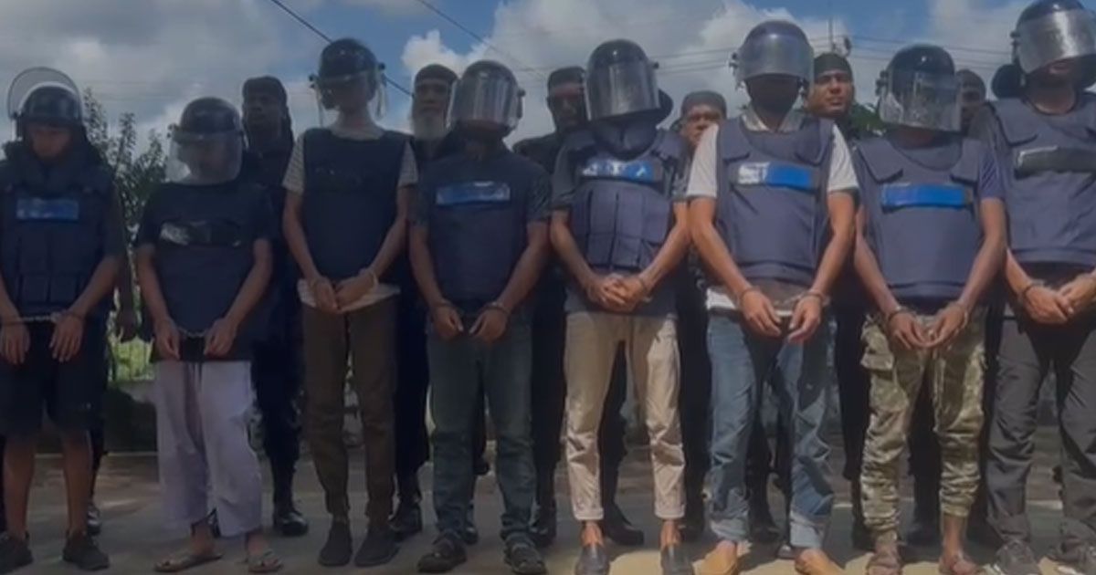 পাহাড়ে জঙ্গিবিরোধী অভিযানে গ্রেপ্তার ৭ জন কারাগারে
