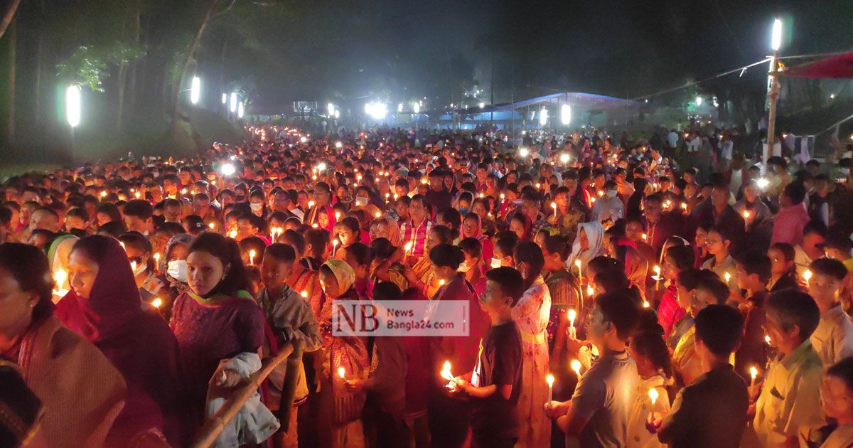 হাজারও-প্র‍ার্থনার-মোমের-আলোয়-আলোকিত-গারো-পাহাড়