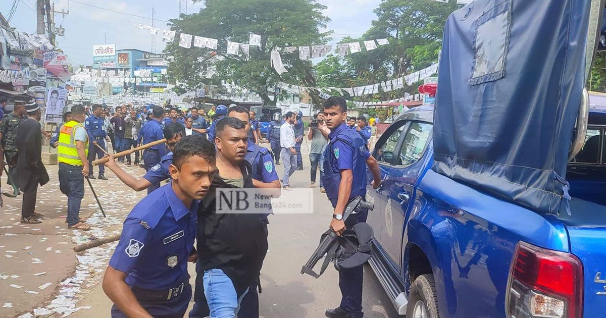 বিশ্বনাথে-ভোটকেন্দ্রে-মিছিল-পুলিশের-লাঠিচার্জে-আহত-৪