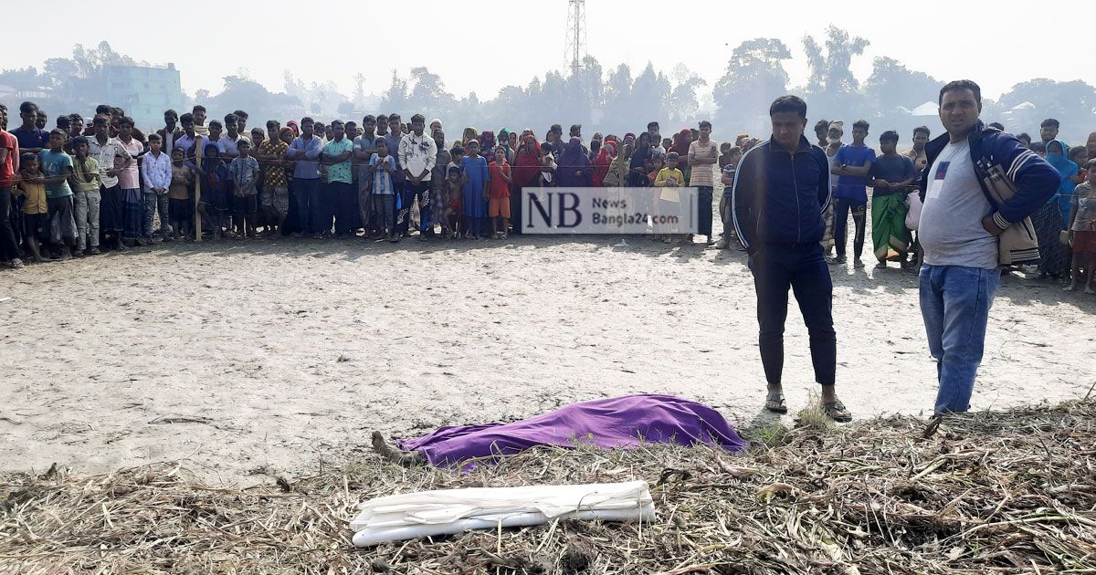 জমিতে কৃষি শ্রমিকের মরদেহ