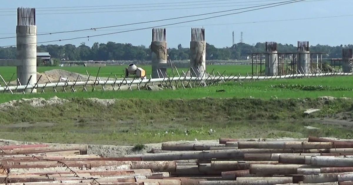 আজমিরীগঞ্জ-শাল্লা মহাসড়কের কাজে ধীরগতি