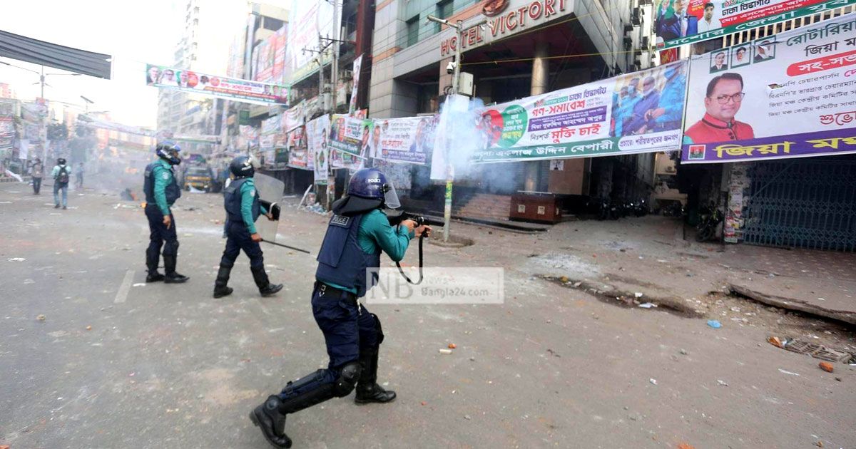 নয়াপল্টনে সংঘর্ষের খবর