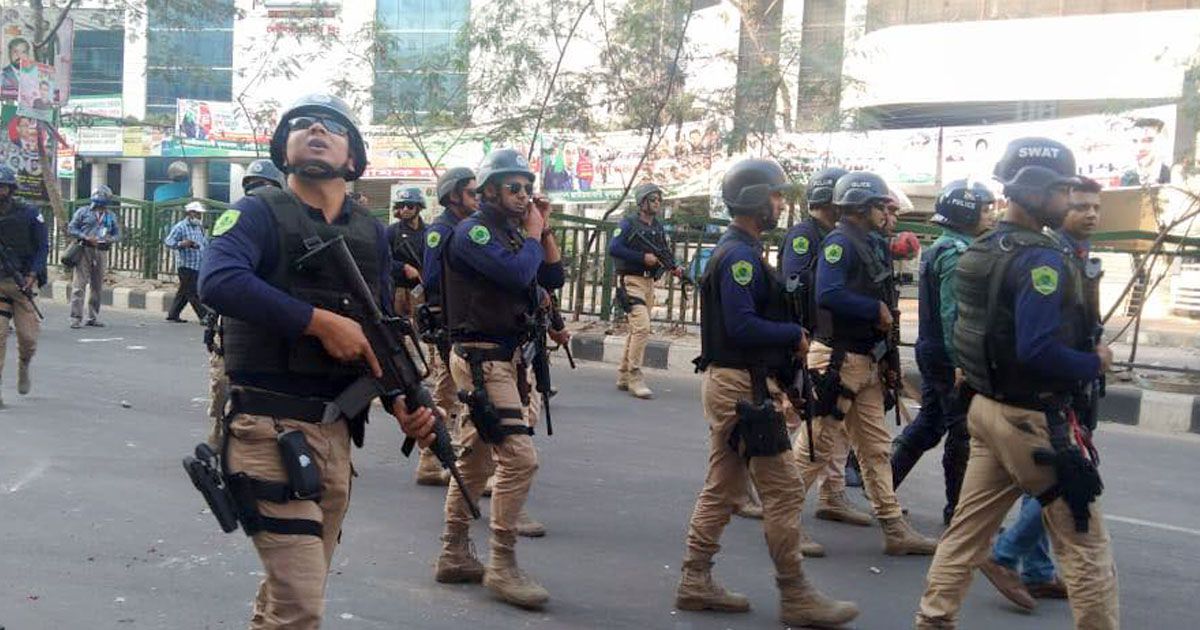 নয়াপল্টনে পুলিশ-বিএনপি ব্যাপক সংঘর্ষ