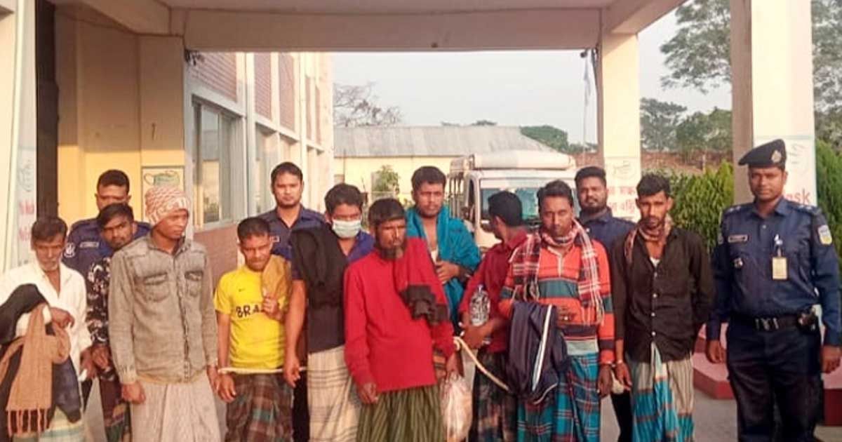 ধর্ষণের মামলায় ১০ আসামি কারাগারে