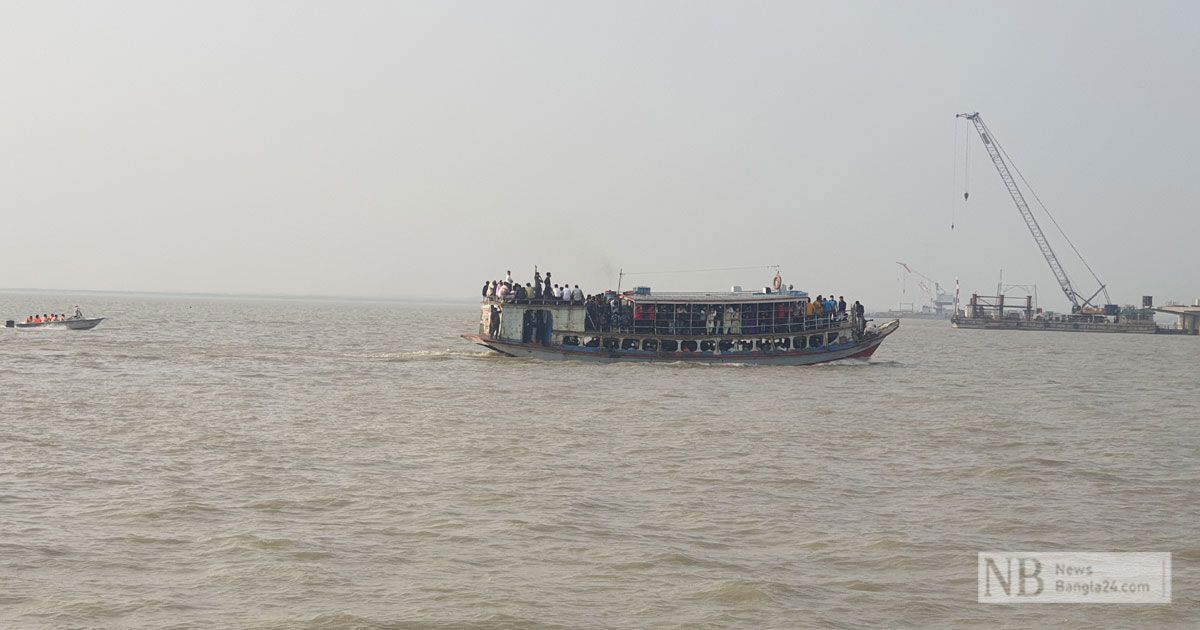 ৭-ঘণ্টা-পর-ফেরি-চালু-শরীয়তপুর-চাঁদপুরে