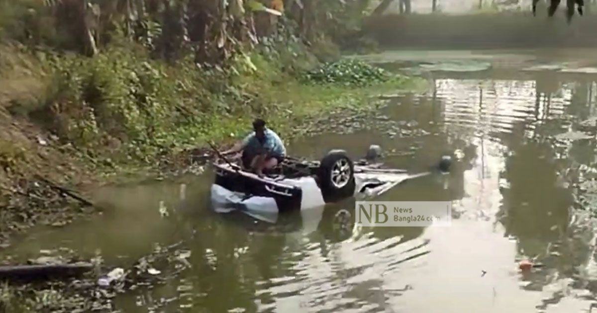 প্রবাসী-ভাইকে-আনতে-গিয়ে-গাড়ি-উল্টে-যুবক-নিহত