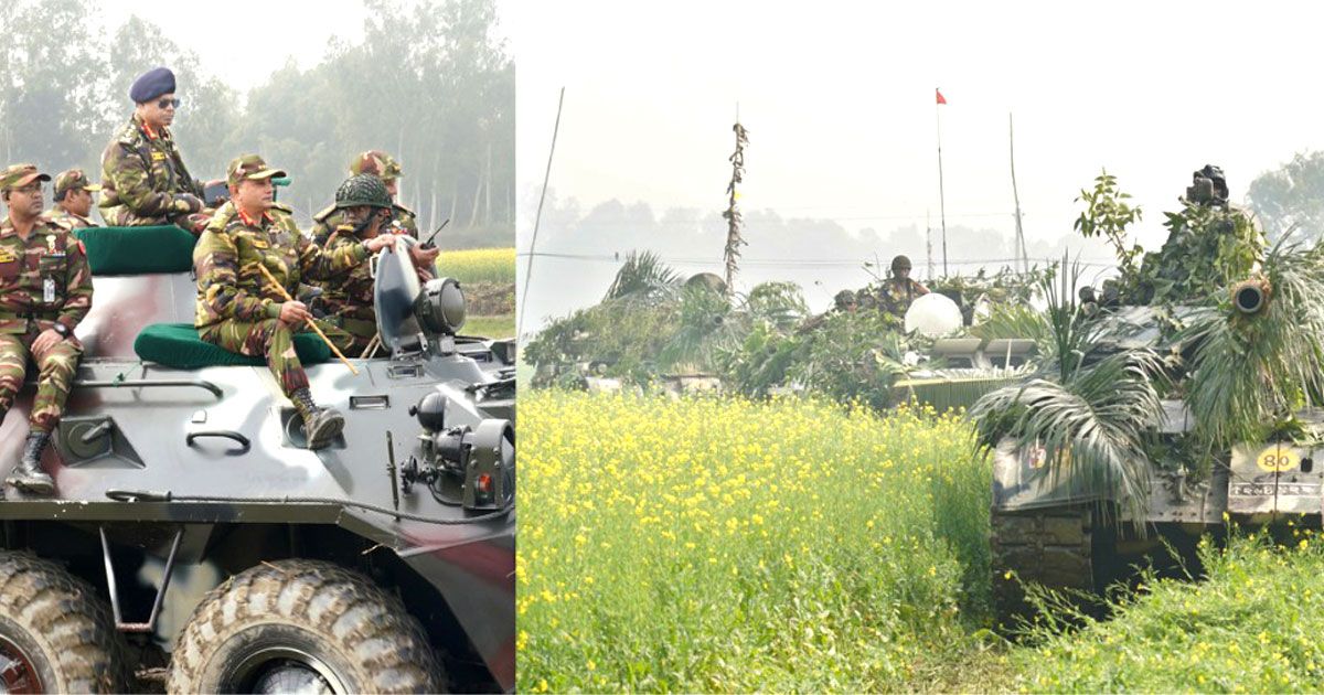 টাঙ্গাইলে-শীতকালীন-চূড়ান্ত-মহড়ায়-সেনাপ্রধান