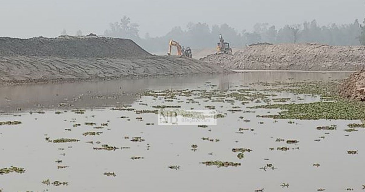 দখলমুক্ত করে শান নদী খনন, হাজার কৃষকের মুখে হাসি