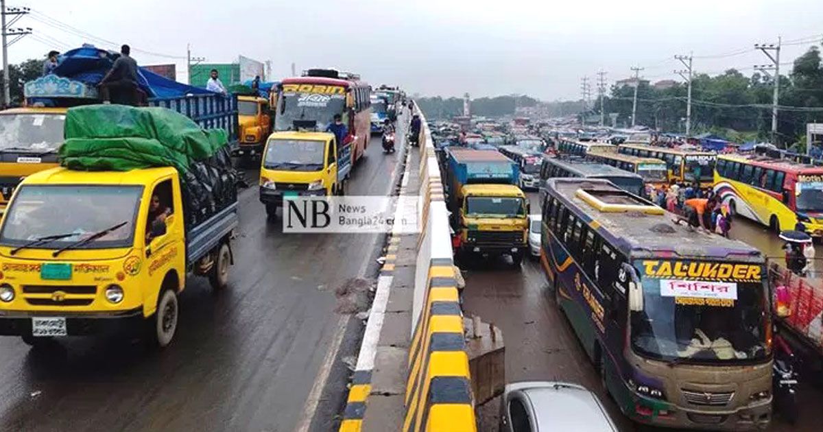 নবীনগর-ও-চন্দ্রার-যানজটে-রাত-পেরিয়ে-ভোর-হয়ে-যায়-কাদের