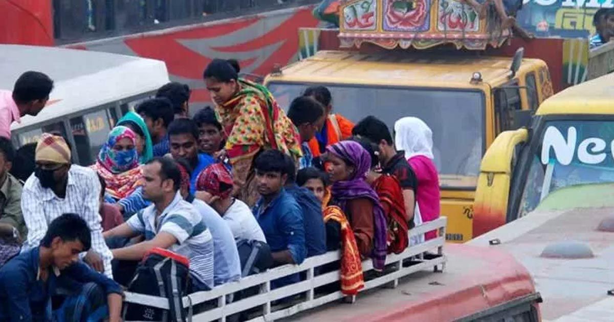একদিনে-ঢাকা-ছাড়ল-১২-লাখ-মানুষ-ঢুকল-সাড়ে-৬-লাখ
