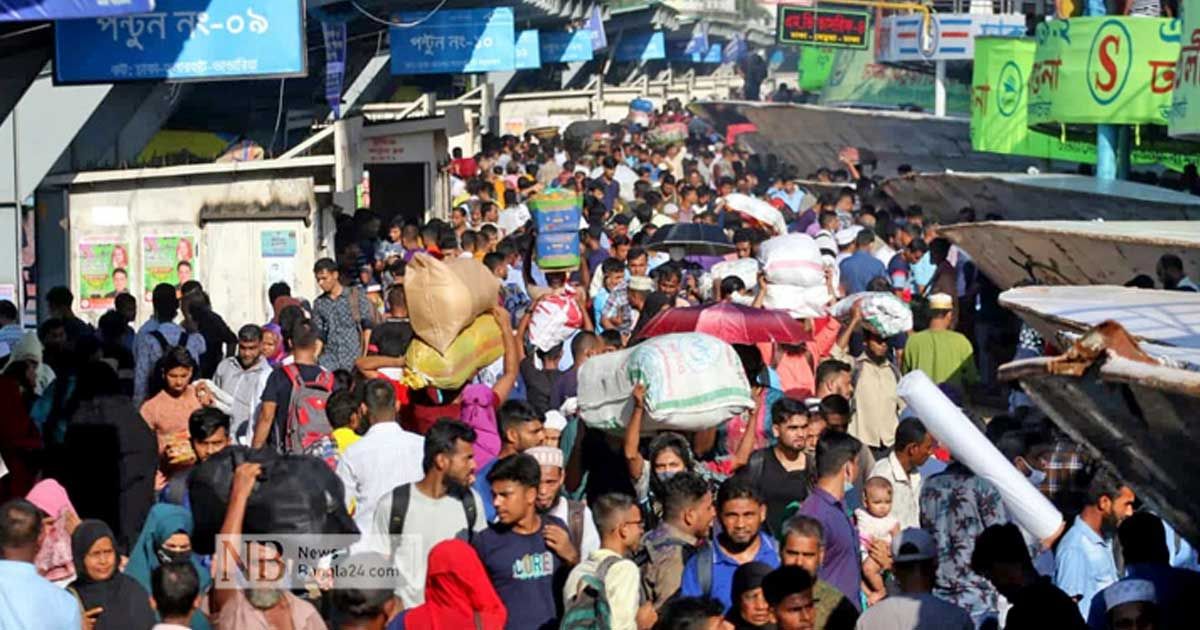 ঈদে ঢাকা ছেড়েছেন ১ কোটির বেশি মানুষ 