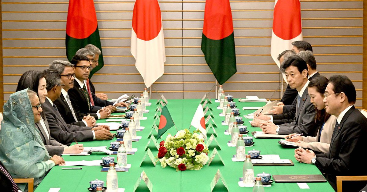জাপানের প্রধানমন্ত্রীর সঙ্গে শেখ হাসিনার আলোচনায় বিনিয়োগ ও রোহিঙ্গা ইস্যু 
