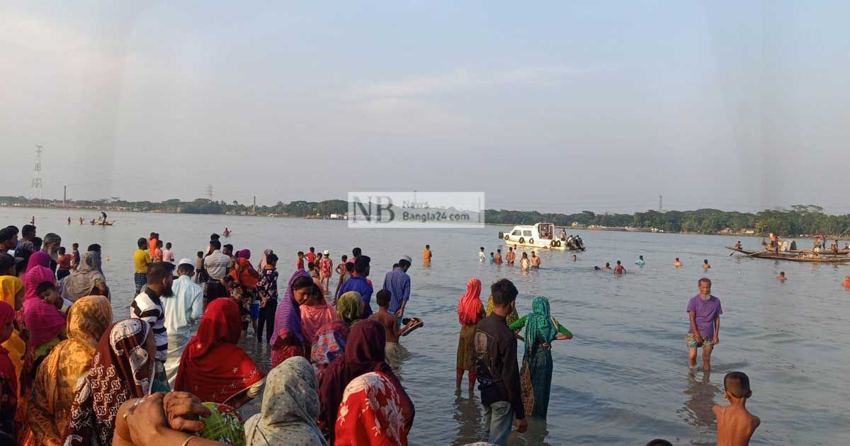 বাবার সঙ্গে গোসলে নেমে নদীতে নিখোঁজ দুই কিশোর   