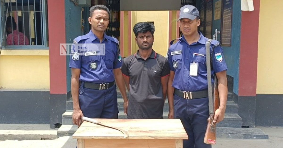 মেহেরপুরে-প্রবাসী-হত‍্যা-মামলার-আসামি-অস্ত্রসহ-আটক
