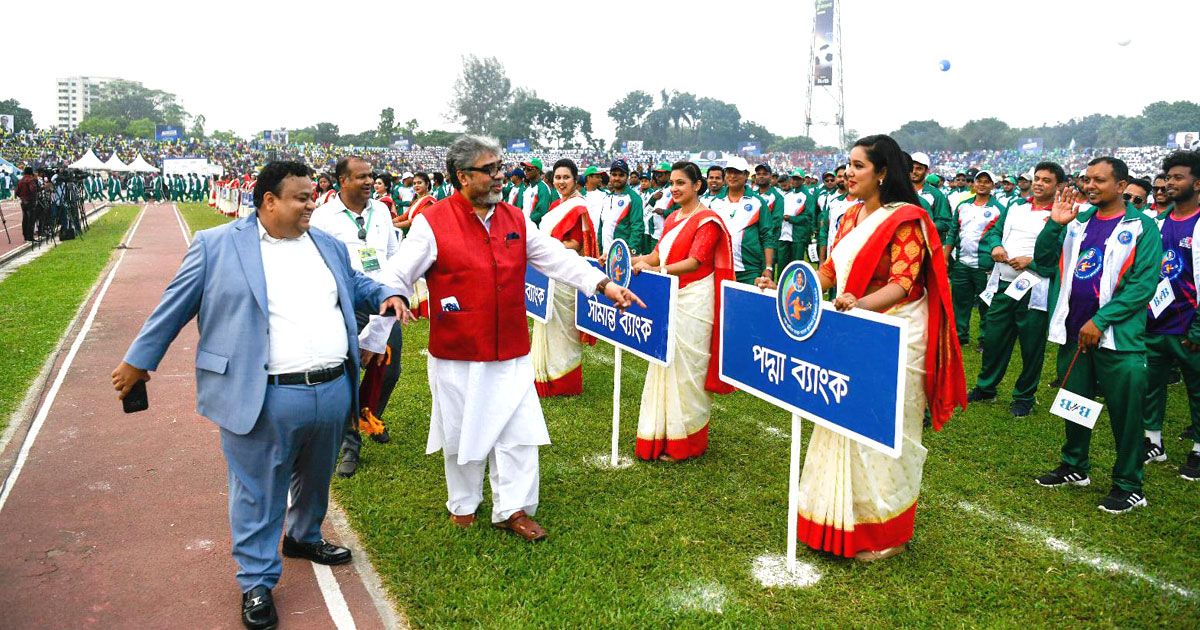 পর্দা উঠল শেখ হাসিনা আন্তঃব্যাংক ফুটবল টুর্নামেন্টের