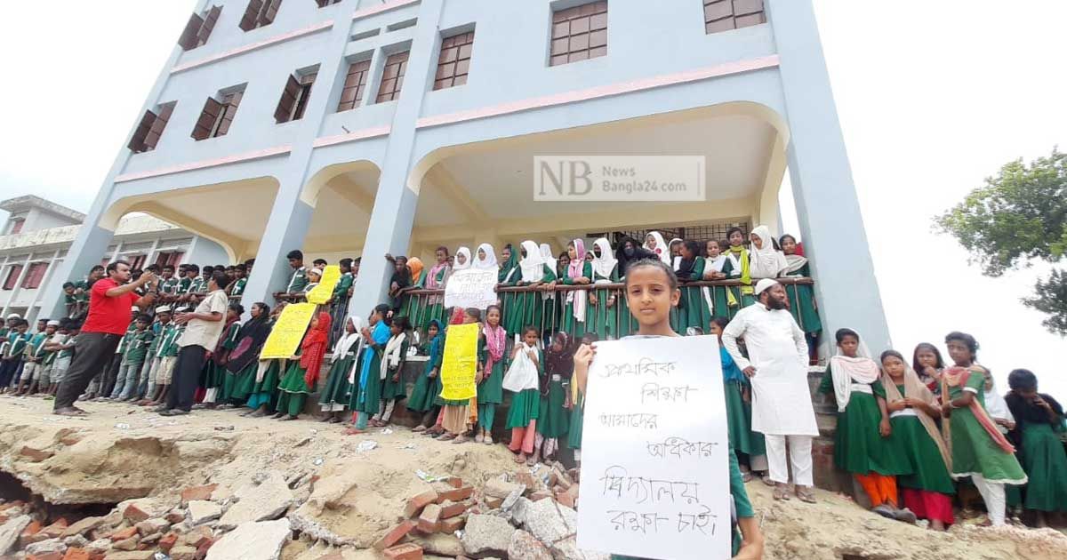 ঝুঁকিপূর্ণ আশ্রয়কেন্দ্রে যেতে চান না জালিয়াপাড়ার বাসিন্দারা
