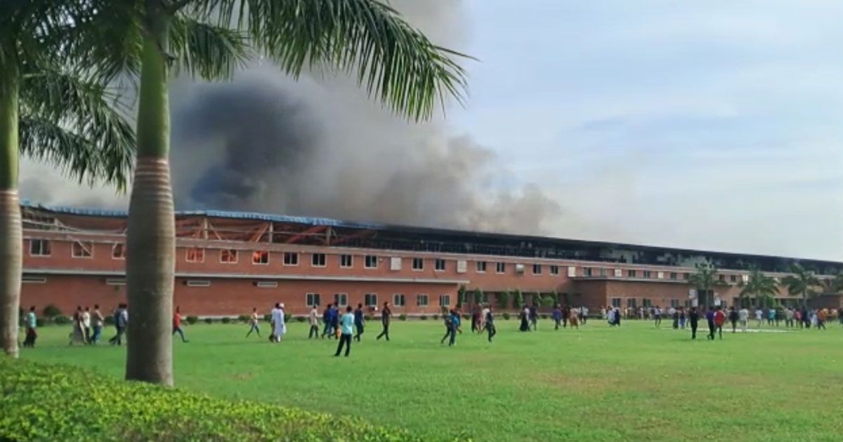 ফরিদপুরে জুটমিলে আগুন, ব্যাপক ক্ষতি