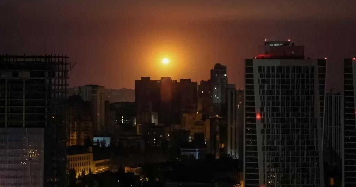 After-two-nights-of-drone-attacks-the-sound-of-explosions-in-Kiev