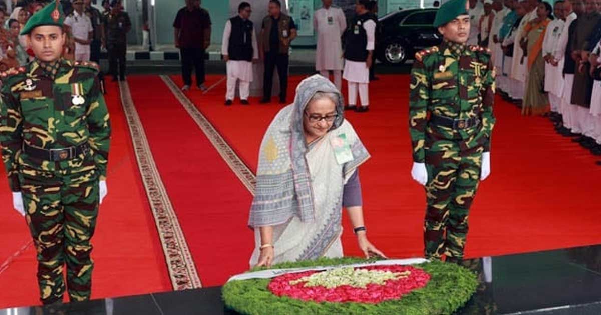 Prime-Ministers-Tribute-to-Bangabandhus-Portrait-on-Historic-Six-Points-Day