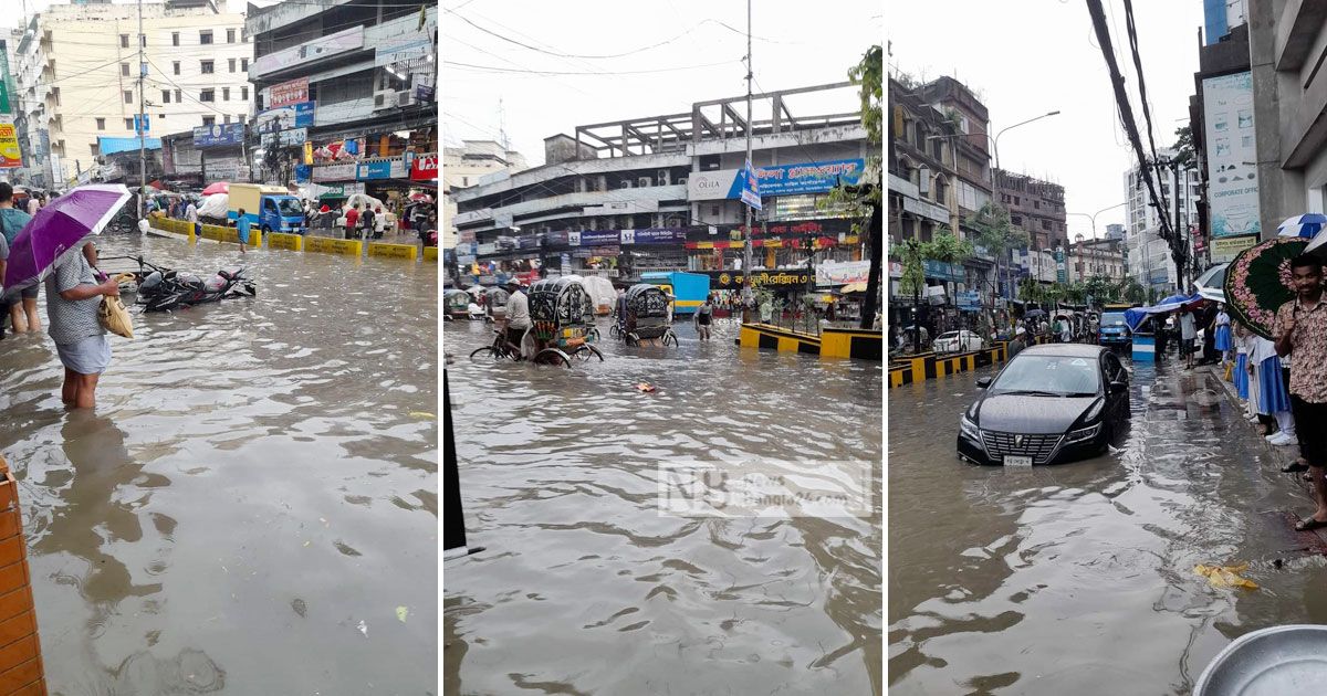 এক ঘণ্টার বৃষ্টিতে তলিয়ে গেল চট্টগ্রাম নগরী