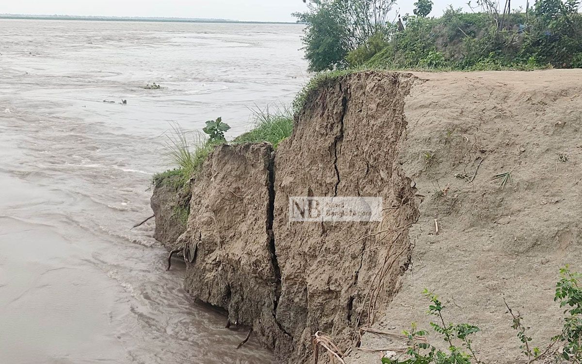 আগ্রাসী হয়ে উঠছে যমুনা, বিলীন হচ্ছে বাড়িঘর