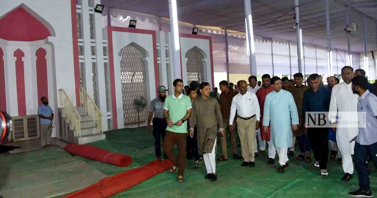 অতিবৃষ্টিতেও জাতীয় ঈদগাঁহে নামাজ আদায়ের প্রস্তুতি রয়েছে: মেয়র তাপস