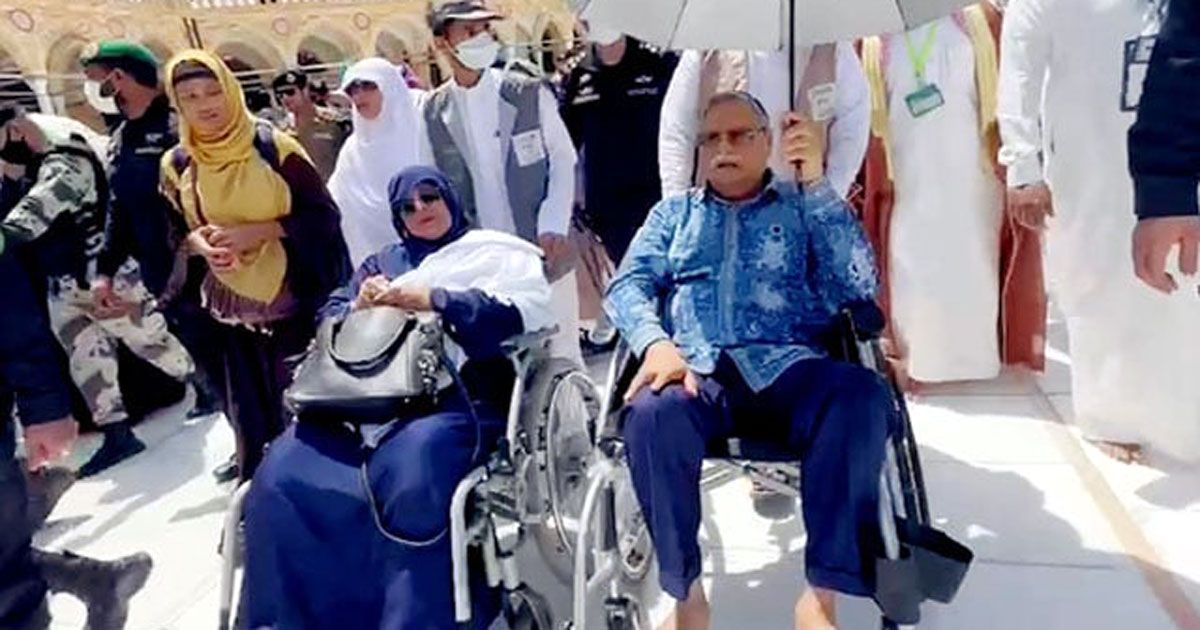 হজ শেষে মক্কা থেকে মদিনায় রাষ্ট্রপতি