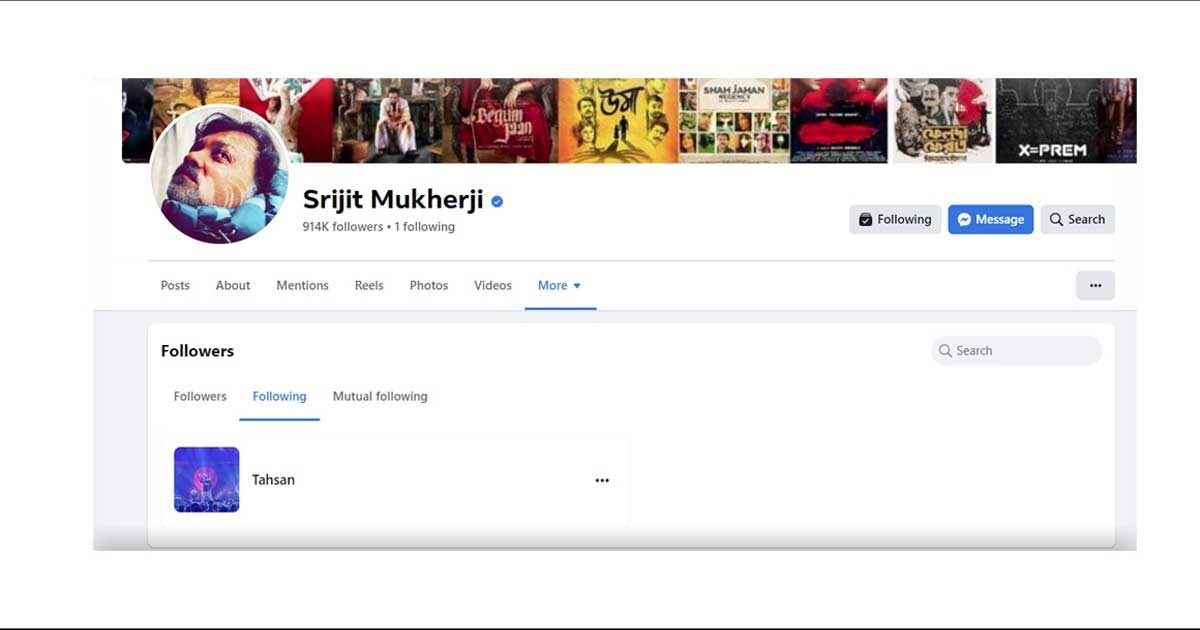তাহসানকে ‘আনফলো’ করলেন সৃজিত