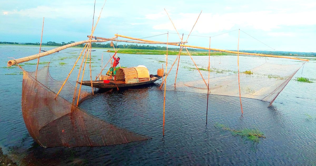 জলধারা ছড়িয়ে থাকা ‘হাইল হাওর’