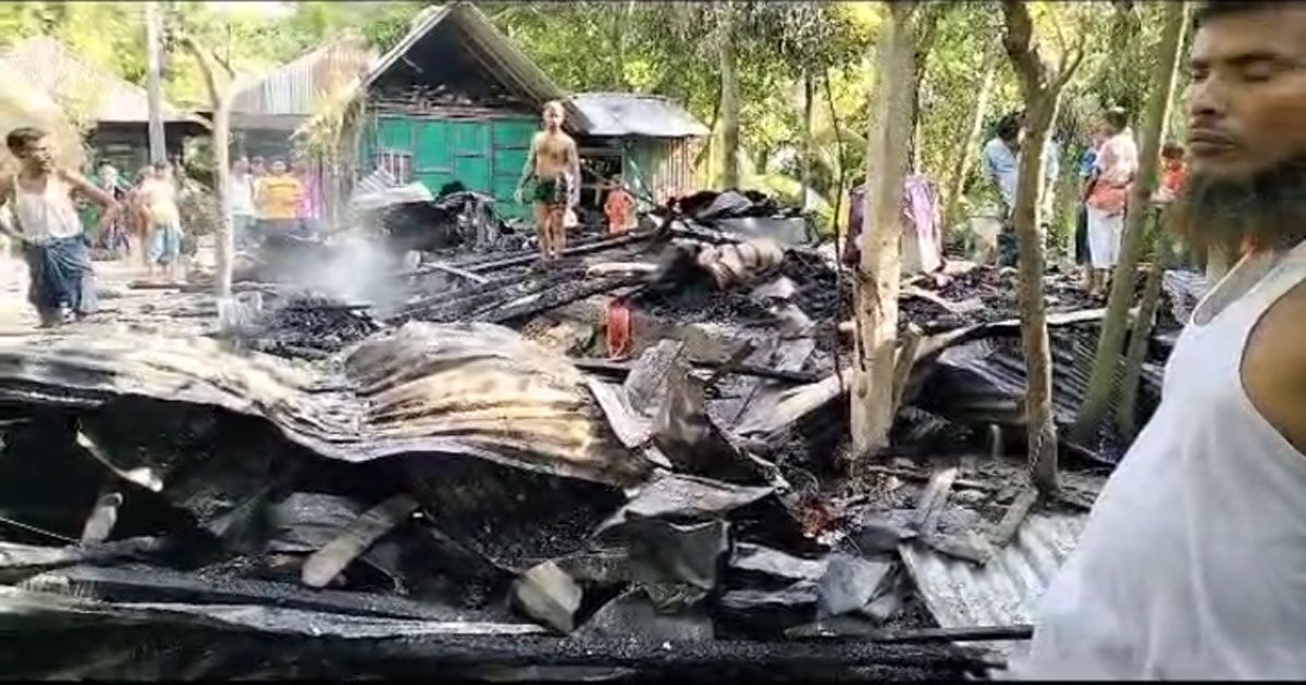 শিশুকে একা রেখে সবাই দাওয়াতে, আগুনে পুড়ে মৃত্যু
