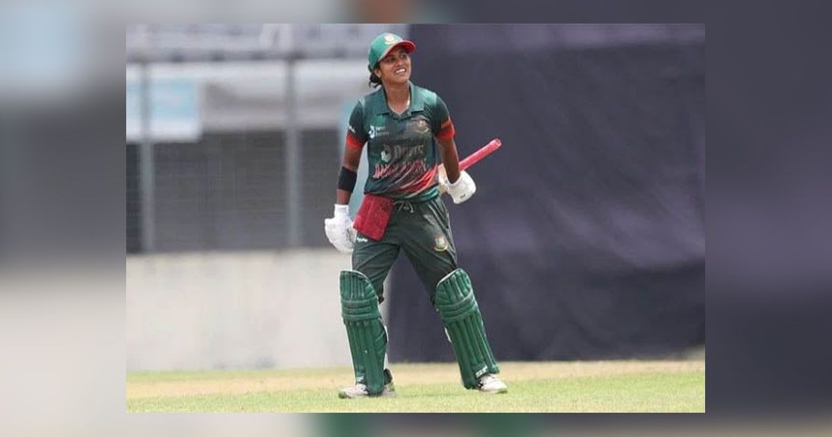 ওয়ানডেতে দেশের প্রথম নারী সেঞ্চুরিয়ান ফারজানা