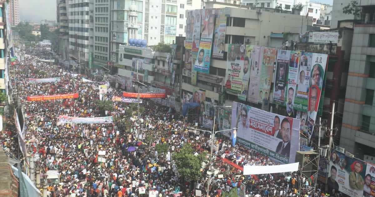 ঢাকার প্রবেশমুখে শনিবার অবস্থান কর্মসূচি ঘোষণা বিএনপির 