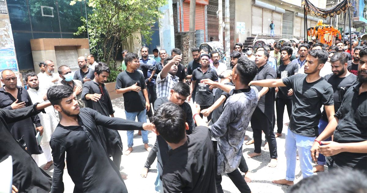 আশুরায় চট্টগ্রামে তাজিয়া মিছিল, মাতম