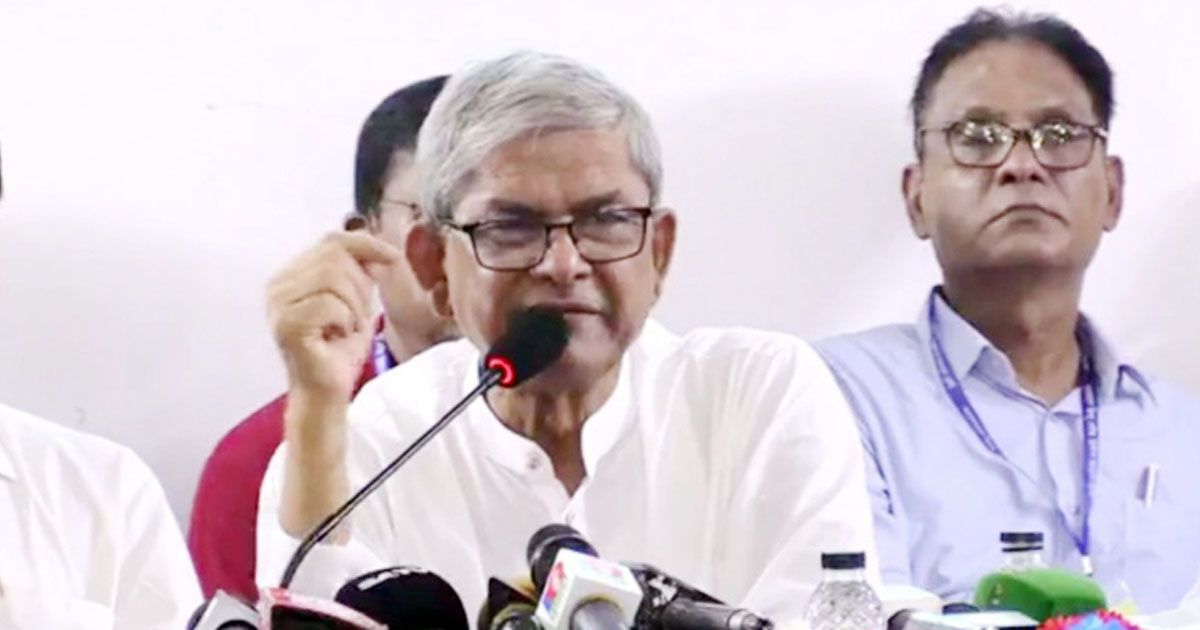 বিএনপি হিন্দুবিরোধী এমন অপপ্রচার চালায় আওয়ামী লীগ: ফখরুল