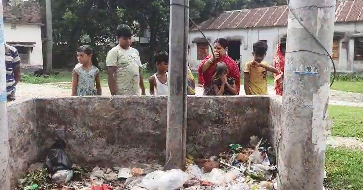 বালিকা বিদ্যালয়ের পাশের ডাস্টবিন থেকে মানব ভ্রুণ উদ্ধার