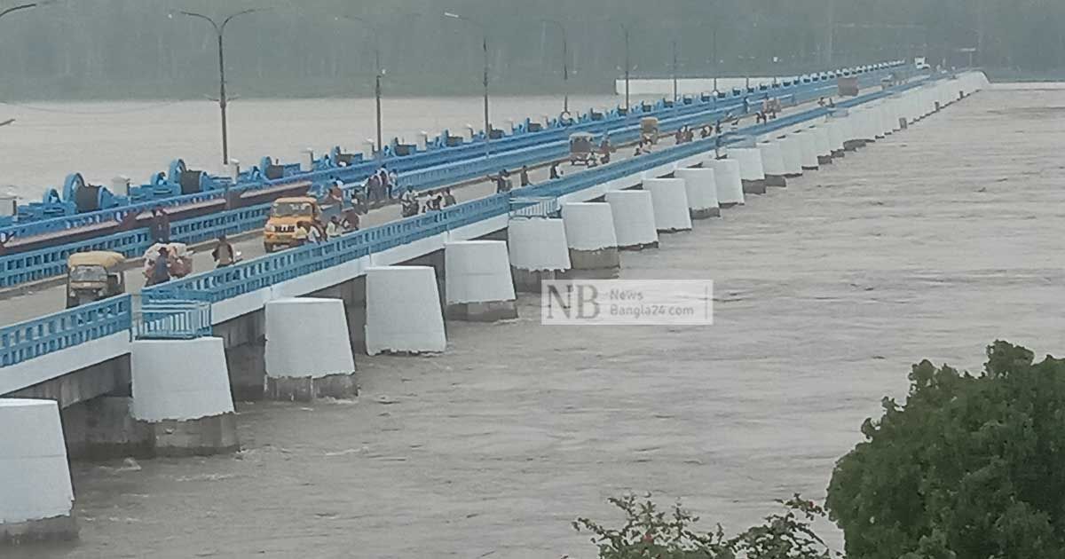 বিপৎসীমার ১০ সেন্টিমিটার ওপরে তিস্তার পানি