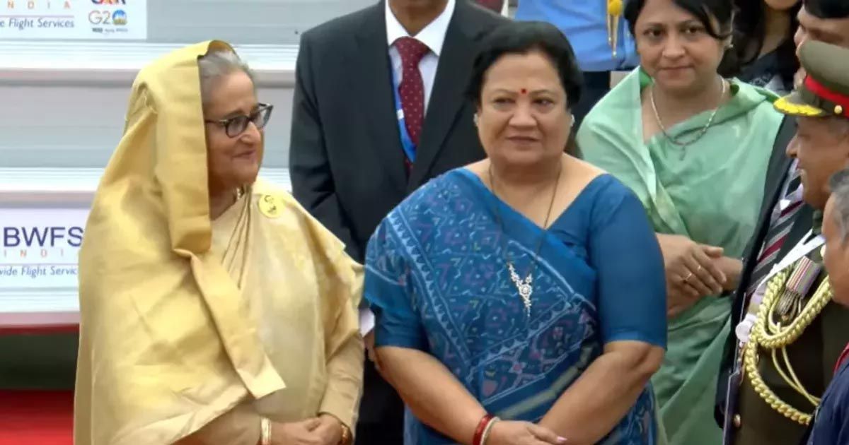 নয়াদিল্লিতে-প্রধানমন্ত্রীকে-লাল-গালিচায়-স্বাগত