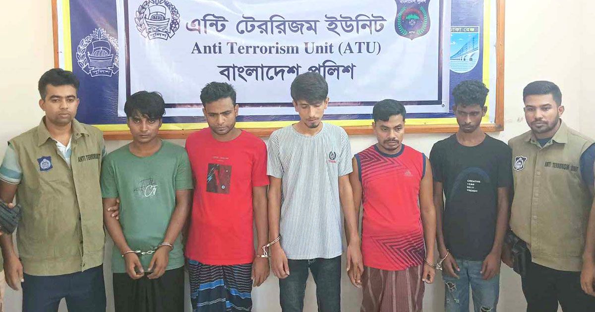 ভাঙ্গায়-ব্যাংকের-কার্ড-প্রতারণা-চক্রের-৫-সদস্য-আটক