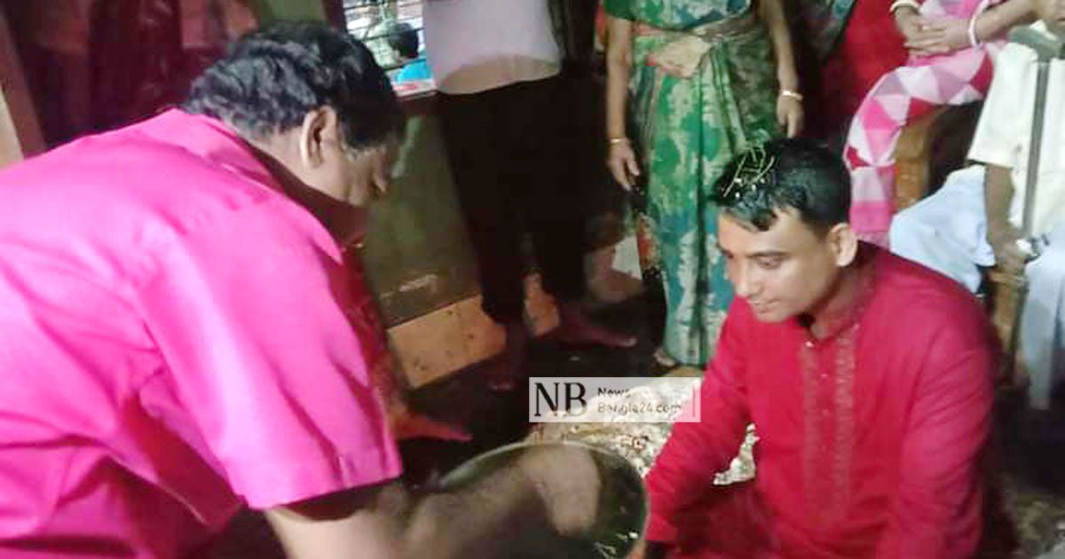 অবশেষে বিয়ের পিঁড়িতে সেই শিক্ষক
