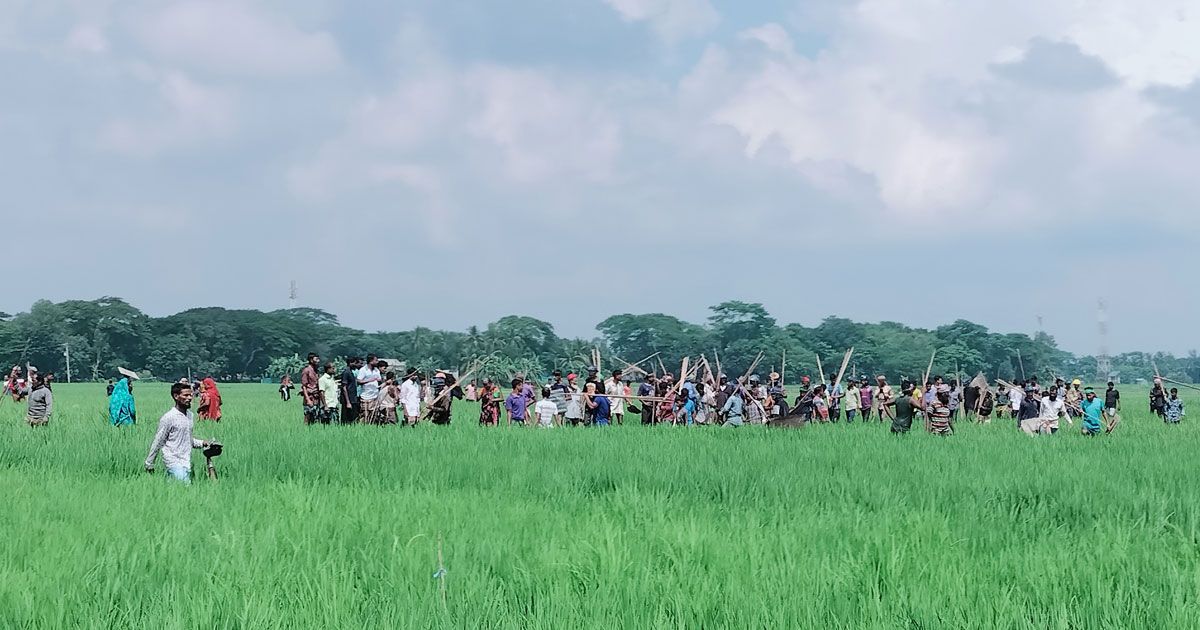 সাত গ্রামবাসীর মধ্যে সংঘর্ষ, আহত ৫০