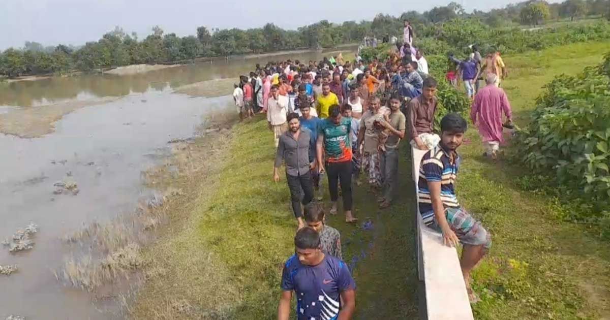 নিখোঁজের ১৮ ঘণ্টা পর নদীতে মা ও দুই ছেলের মরদেহ