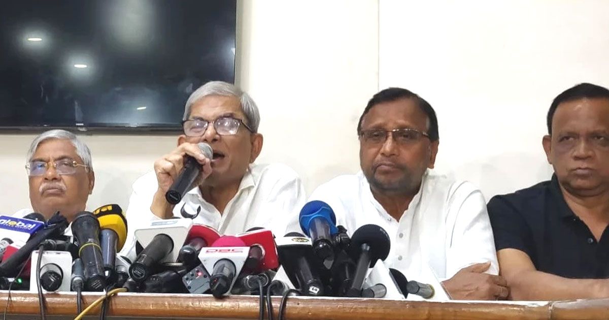 তত্ত্বাবধায়ক অন্তর্ভুক্তিতে সংসদের এ অধিবেশনেই পদক্ষেপ নিন: ফখরুল