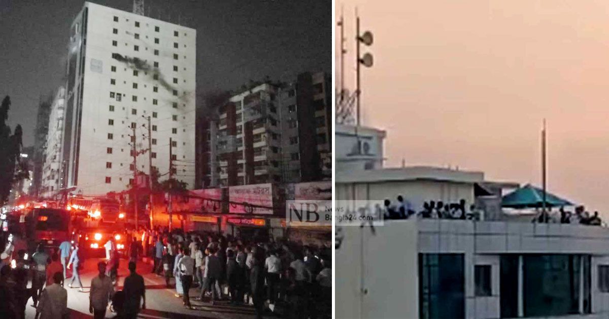 খাজা টাওয়ারে আগুন: অসুস্থ চারজন বার্ন ইনস্টিটিউটে