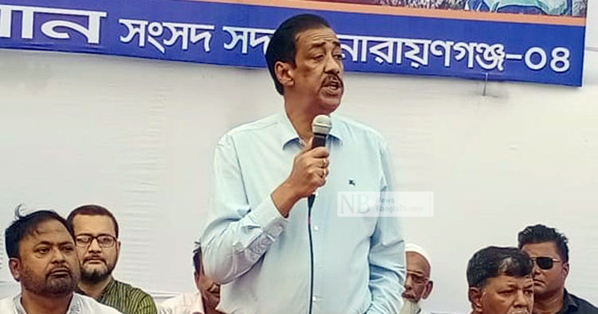 নাকে খত দিয়ে বিএনপিকে নির্বাচনে আসতে হবে: শামীম ওসমান