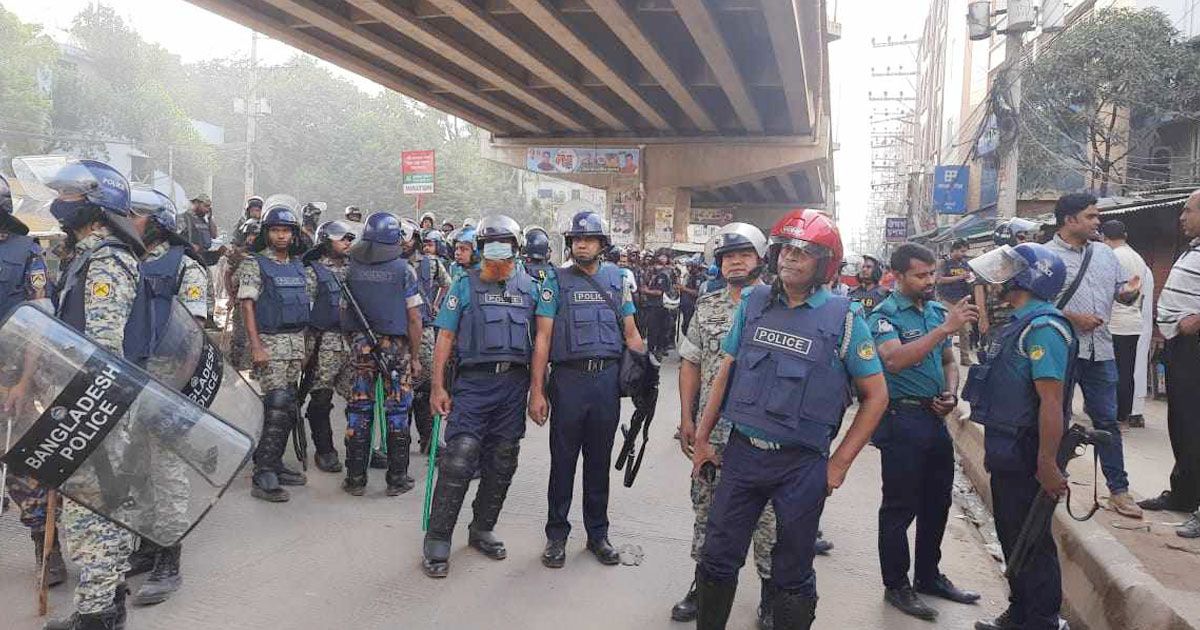গাজীপুরে শ্রমিক অসন্তোষ থামছেই না