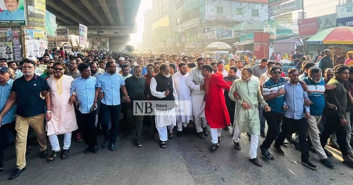 অবরোধ প্রতিরোধে কালিয়াকৈরে মাঠে মুক্তিযুদ্ধ বিষয়ক মন্ত্রী