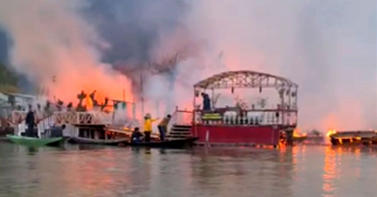 কাশ্মীরে হাউসবোটে আগুন, তিন বাংলাদেশি নিহত